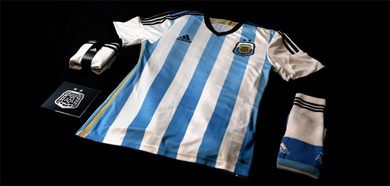 Argentinos futbolo rinktinės namų marškinėliai