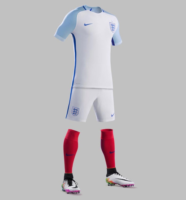 Anglijos futbolo rinktinės euro 2016 namų apranga