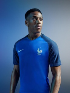 Prancūzijos futbolo rinktinės namų marškinėliai
